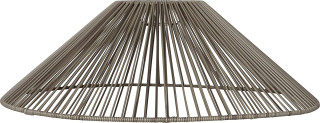 STAR Trading Lampenschirm Vide outdoor beige/braun 58cm