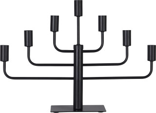 STAR Trading Leuchter Metall Pix schwarz 7 BS