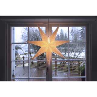 STAR Trading Stern Papier Sensy Star 100cm creme innen