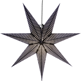 STAR Trading Stern Papier Huss Star 60cm schwarz innen