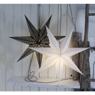 STAR Trading Stern Papier Huss Star 60cm schwarz innen