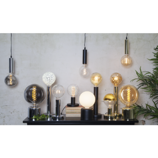 STAR Trading Leuchte Glans 10cm E27 m. Schalter messing