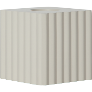 STAR Trading Leuchte Box 10cm E27 mit Schalter beige