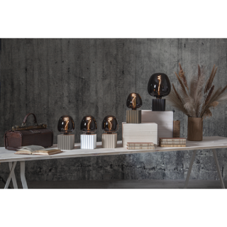 STAR Trading Leuchte Box 10cm E27 mit Schalter grau