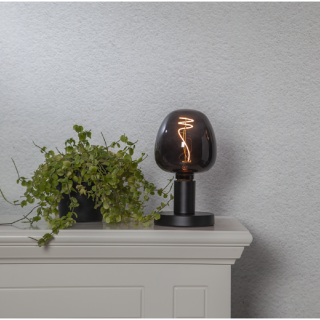 STAR Trading LED-E27 Dekolampe 2200K 2W 40lm schwarz