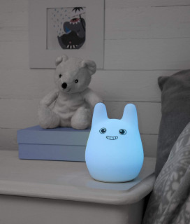 STAR Trading Nachtlicht Bunny 8 Farben aufladbar, USB-Anschluss