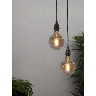 STAR Trading Lampenfassung E27 outdoor 5m schwarz