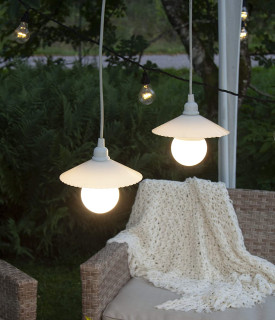 STAR Trading Lampenfassung E27 outdoor 5m weiß