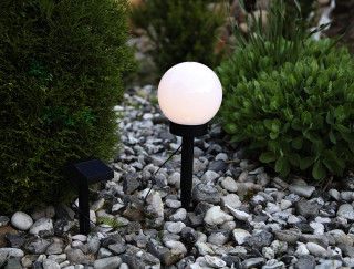 STAR Trading Solar-LED-Kugel Globus 15cm außen
