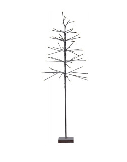 STAR Trading LED-Baum SNOWFROST TREE 63 BS warmweiß/braun innen