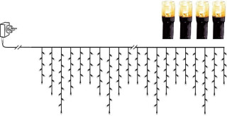 STAR Trading LED-Eislichtvorhang 480 BS ww/schwarz außen