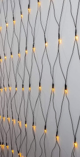 STAR Trading LED-Lichtnetz 200 BS 3x3 extrawarmw./schwarz außen