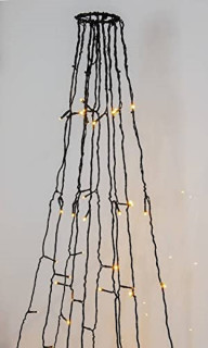 STAR Trading LED-Lichterkette Quick Lights 7m, Fahnenmasten od Bäume, außen