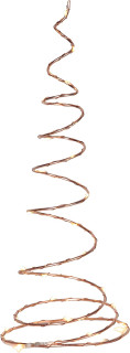 STAR Trading LED-Dekoleuchte Dizzy 40cm 25 BS warmweiß/kupfer stehend