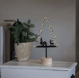STAR Trading LED-Baum Glimta m. Fuß 50 BS warmweiß innen