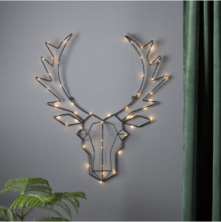 STAR Trading LED-Rentierkopf Cupid 50 BS warmweiß innen