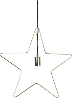 STAR Trading Stern Metall Ramsvik 50cm messing innen
