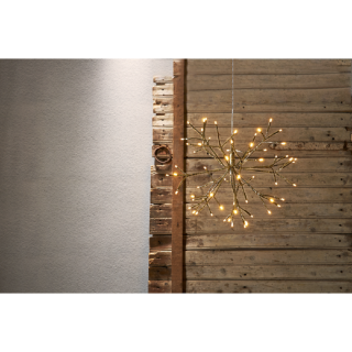 STAR Trading LED-Stern Firework zum Hängen 64 BS ww/gold