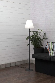 STAR Trading LED-Gartenlampe Gardenlight Kreta 150cm weiß/grau IP65