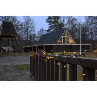STAR Trading LED-System LED Lichterkette 30 BS warmweiß/schwarz, außen