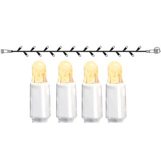 STAR Trading LED-System LED Lichterkette 30 BS warmweiß/weiß, außen