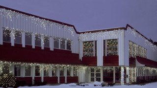 STAR Trading LED-Eislichtvorhang 960 BS ww/schwarz außen