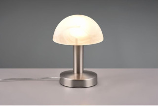 Trio Tischleuchte, 1 x E14/40W, nickel matt