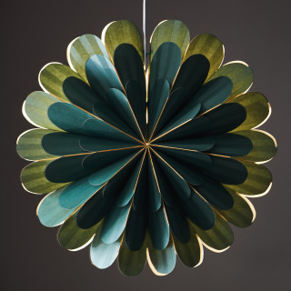 Markslöjd Hängeblume, 1 x E14/25W, dunkelgrün