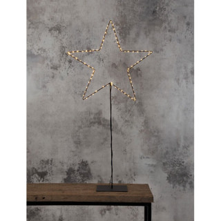 Star Trading Tischleuchte, 80 warmweiße LEDs, MIRA