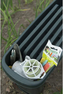 NATURE Gartenhocker, Knie- und Sitzbank, mit Polsterung, anthrazit