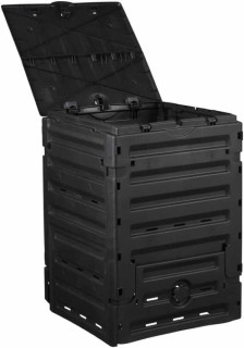 NATURE Thermo-Kompostsilo - PP, 300 l, schwarz, faltbar - H90 x 60 x 60 cm