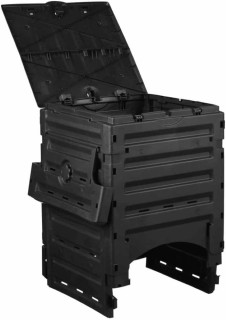NATURE Thermo-Kompostsilo - PP, 300 l, schwarz, faltbar - H90 x 60 x 60 cm