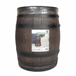 NATURE Set: Regenwassertank, Tonne rund + Ständer (Modell Whiskey) 50 l