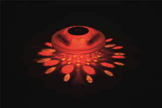 Bestway batteriebetriebene, schwimmende LED-Leuchte, Durchmesser 14 cm