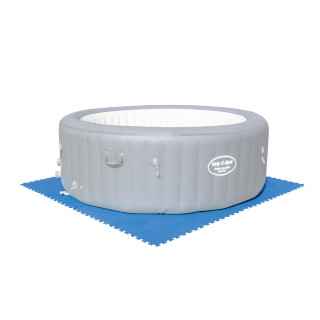 Bestway Pool-Bodenschutzfliesen Set, 9 Stück a 50 x 50 cm, blau