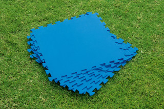 Bestway Pool-Bodenschutzfliesen Set, 9 Stück a 50 x 50 cm, blau