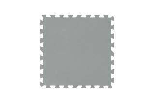 Bestway Pool Bodenschutzfliesen Set 9 Stück á 50 x 50 cm, grau