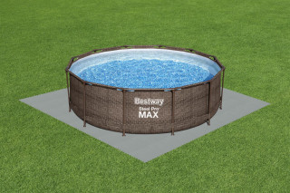 Bestway Pool Bodenschutzfliesen Set 9 Stück á 50 x 50 cm, grau