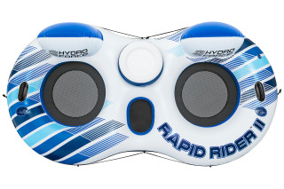 Bestway Hydro-Force 2-Personen-Schwimmring mit Rückenlehne Rapid Rider II 251 x 132 cm