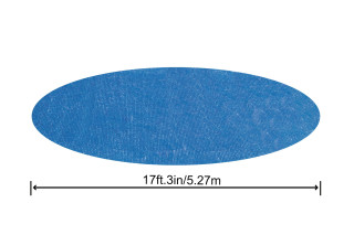 Bestway PE-Solarabdeckplane Ø 549 cm, blau, rund