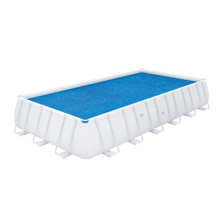 Bestway PE-Solarabdeckplane 703 x 336 cm, blau, eckig