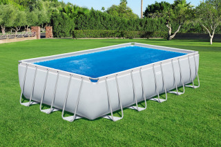 Bestway PE-Solarabdeckplane 703 x 336 cm, blau, eckig