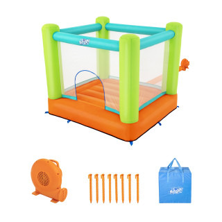 Bestway H2OGO Hüpfburg mit Dauergebläse Jump and Sour 194 x 175 x 170 cm