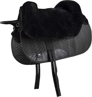 Engel Reitsport Fellsattel, Lammfell Ibero schwarz