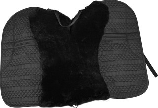 Engel Reitsport Fellsattel, Lammfell Ibero schwarz