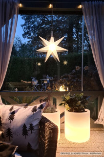 8 seasons - Dekoleuchte Shining Glory Star LED Durchmesser 70 cm