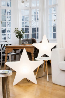 8 seasons - Shining Star Dekoleuchte weiß Durchmesser 80 cm