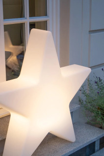 8 seasons - Shining Star Dekoleuchte weiß Durchmesser 100 cm (RGB)
