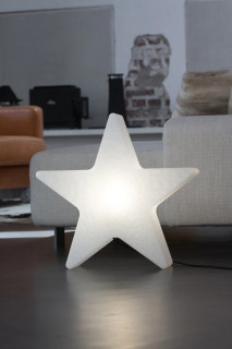 8 seasons - Shining Star Merry Christmas Durchmesser 60 cm weiß