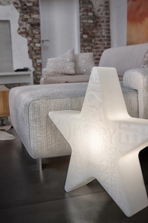 8 seasons - Shining Star Merry Christmas Durchmesser 60 cm weiß